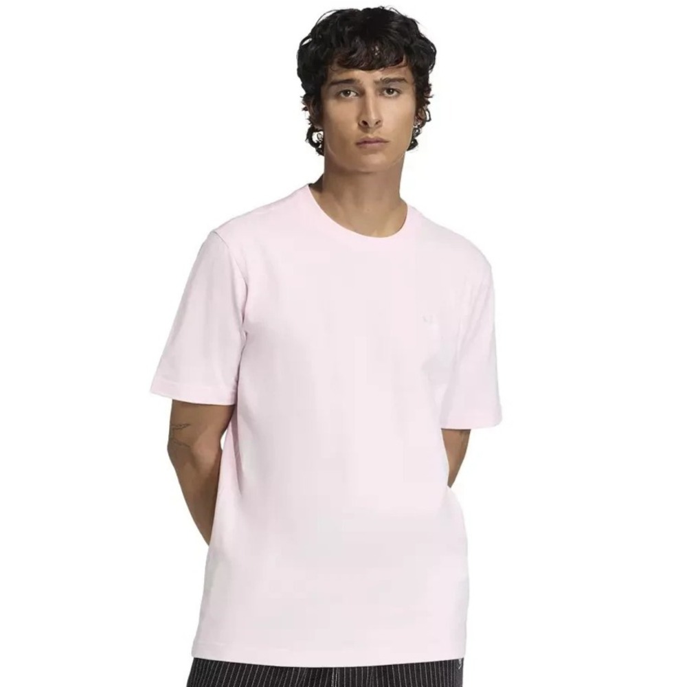 Men's Adidas Originals Size L Trefoil Essentials Tee Clear Pink MSRP $35 KR4453